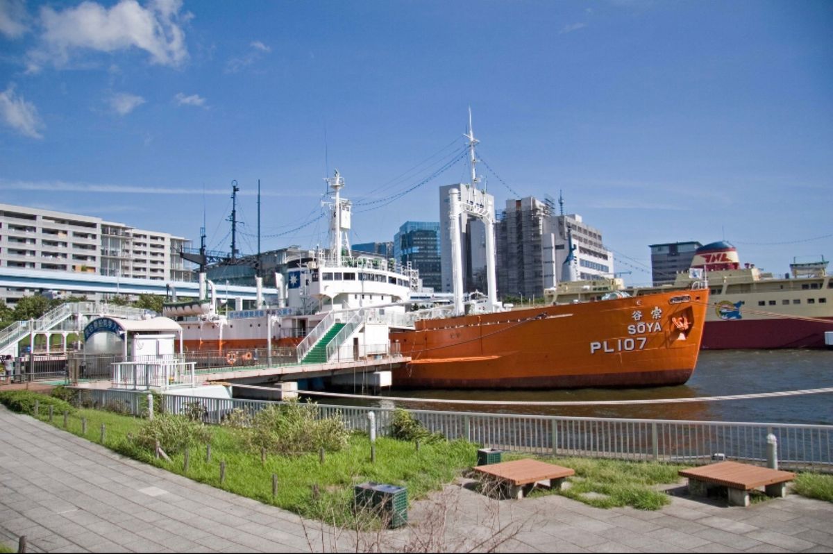 お台場
●レインボーブリッジと東京タワー
●船の科学館
●船の科学館　宗谷...