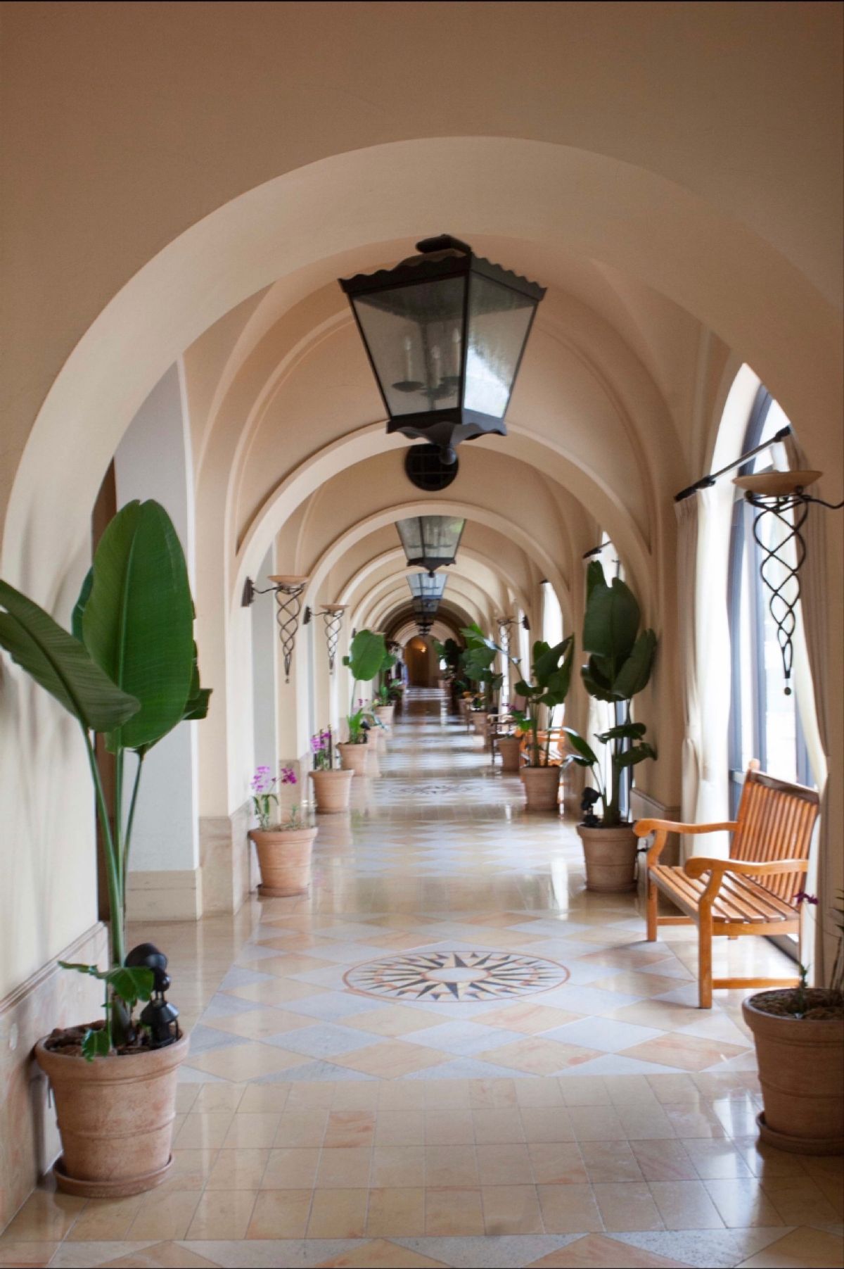 沖縄
恩名村
●万座毛
読谷
●ホテル日航アリビラの廊下
●ホテル日航アリ...