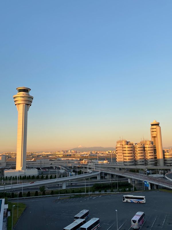 日本・長崎県「長崎　軍艦島と出島へ」の写真：羽田空港
●エクセル東急ホテル羽田から見...