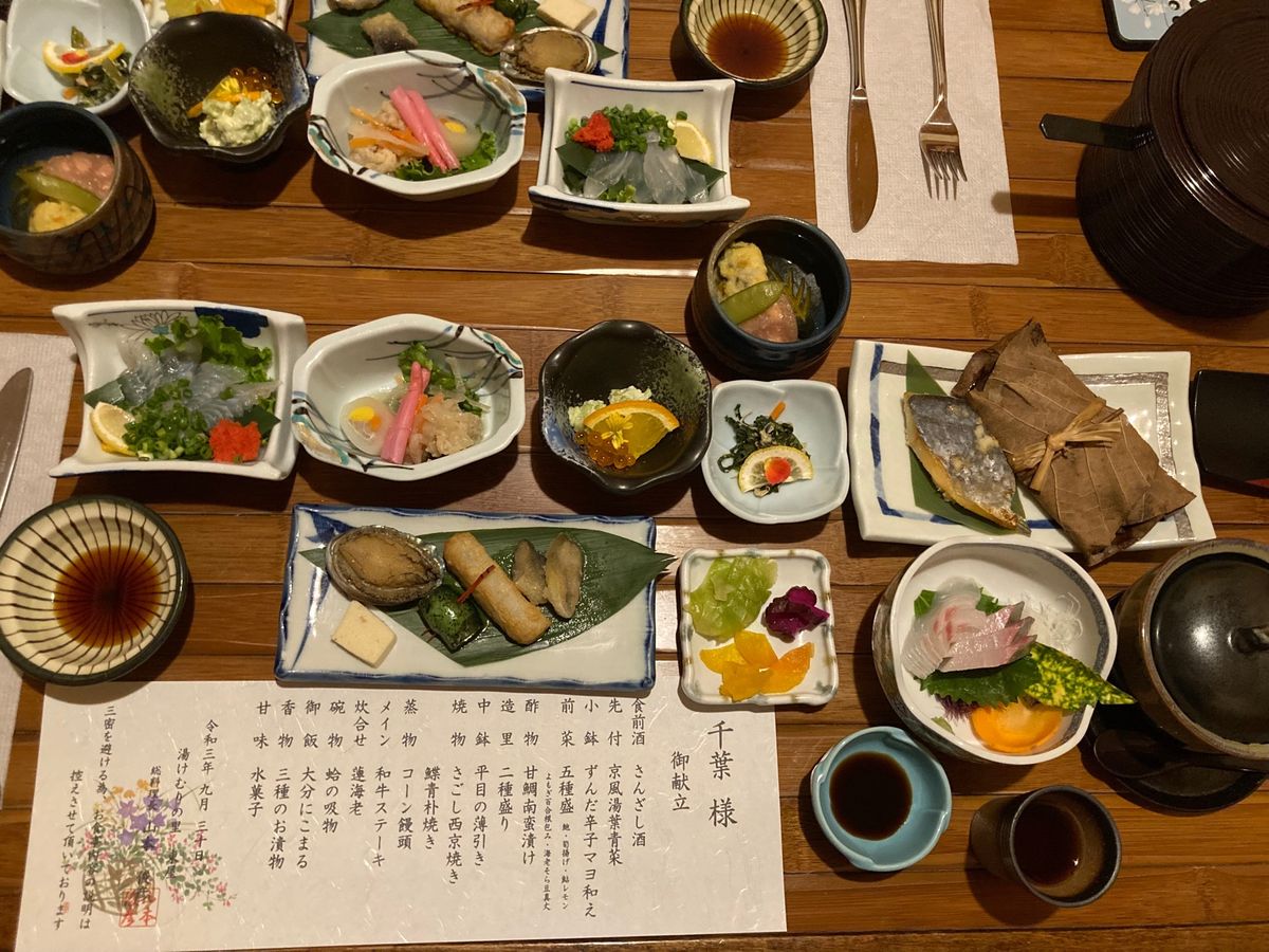 湯けむりの里 東屋@別府
素敵な温泉宿です🙏✨
関あじはもちろんご飯も最高...