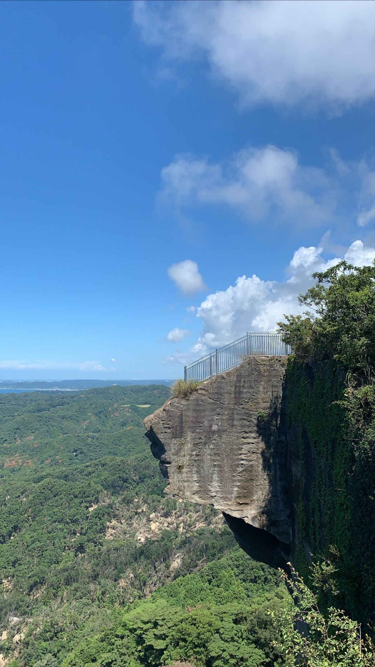 鋸山、眺め最高！でも相当登るので汗だく‪💦‬夏行くもんじゃないね笑