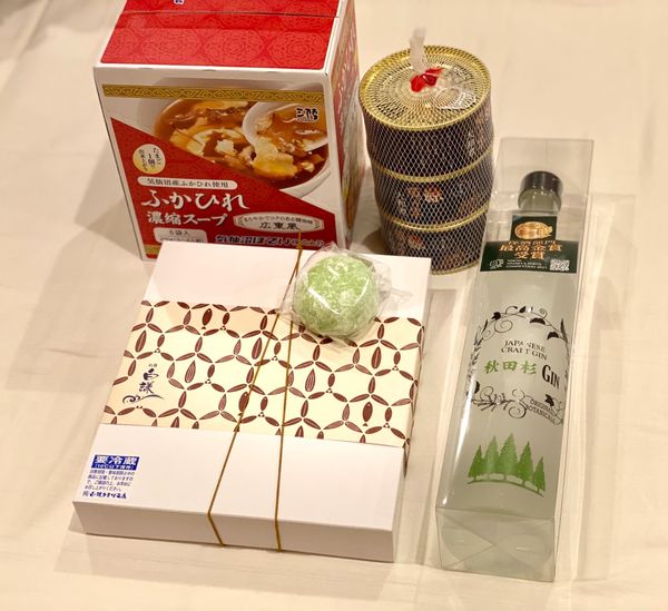 日本・宮城県「マイル修行のため弾丸日帰り仙台旅行」の写真：なんと持ち帰り用の手土産まで用意してくれ...