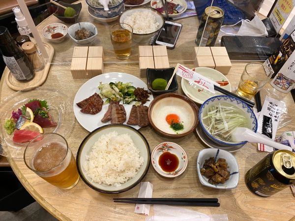 日本・宮城県「マイル修行のため弾丸日帰り仙台旅行」の写真：牛たん炭焼 利久 ドン・キホーテ仙台駅前...