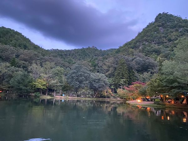 日本・兵庫県「日ヶ奥渓谷キャンプ場（わ」の写真