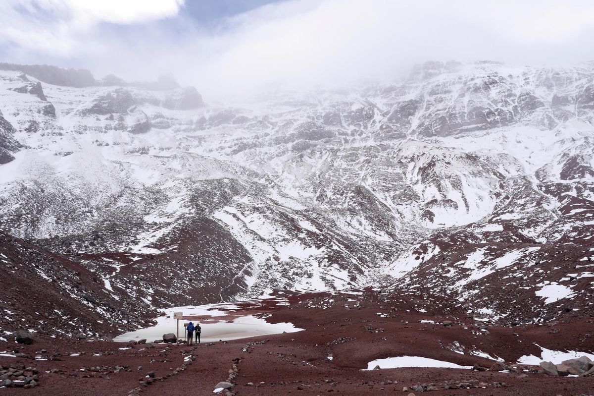 地球の中心から世界で最も遠くにあるチンボラソ山。
5,100mまでは気楽に...