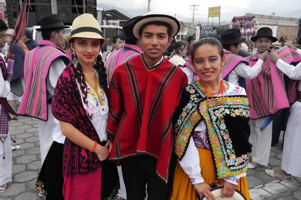 エクアドル・Quito「エクアドル在住」の写真：エクアドル北部のイバラという町で、お祭り...