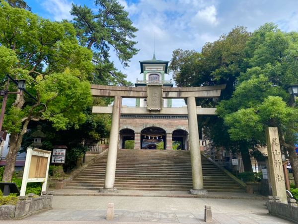 日本・金沢「弾丸日帰り金沢出張」の写真：元金沢在住の同僚に教えてもらった
尾山神...