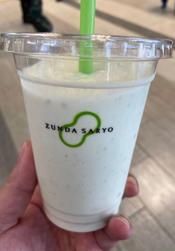 日本・松島「解除記念に初東北の仙台」の写真：快晴の2日目。
ずんだシェイクを飲みなが...