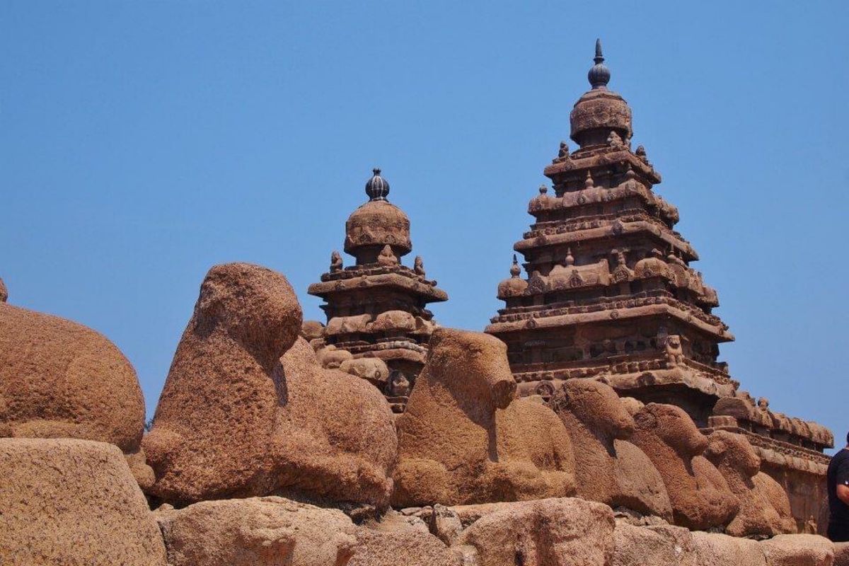 インド南部のマハンバリープラムという町。
遺跡と岩が有名ですが 平和で良い...