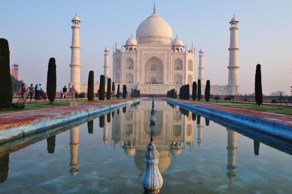 インド「７ヶ月２８ヶ国世界一周（インド）」の写真：インドのアーグラ。タージマハールやアーグラ城...