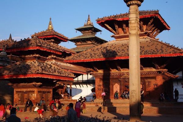 ネパール・Kathmandu「７ヶ月２８ヶ国世界一周（ネパール）」の写真：ネパールの首都 カトマンズ。
空気が汚い...