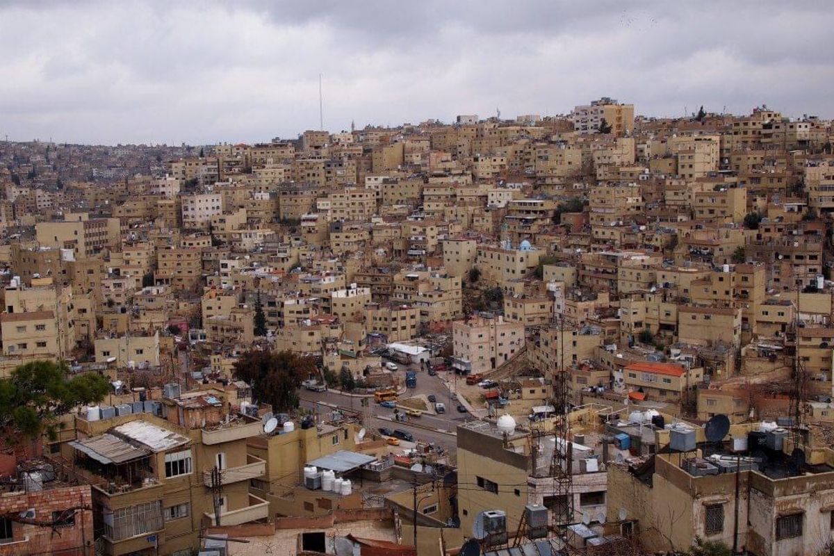 アンマンの町とアンマン城
薄汚い感じの街だけど、悪くないところでした