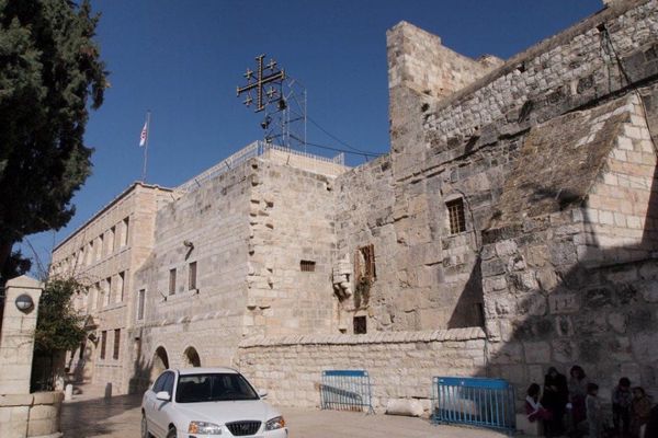 パレスチナ・Hebron「７ヶ月２８ヶ国世界一周（パレスチナ）」の写真：ベツレヘム
キリスト生誕教会