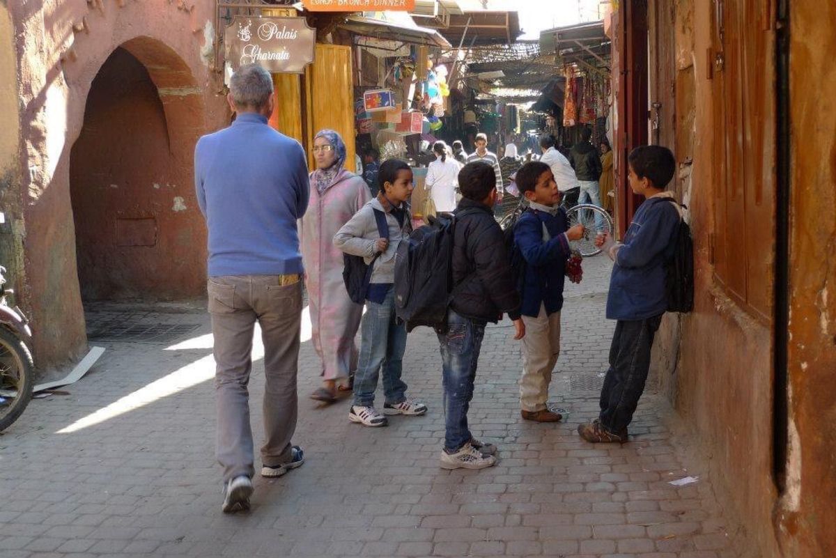 マラケシュの町歩き。迷う