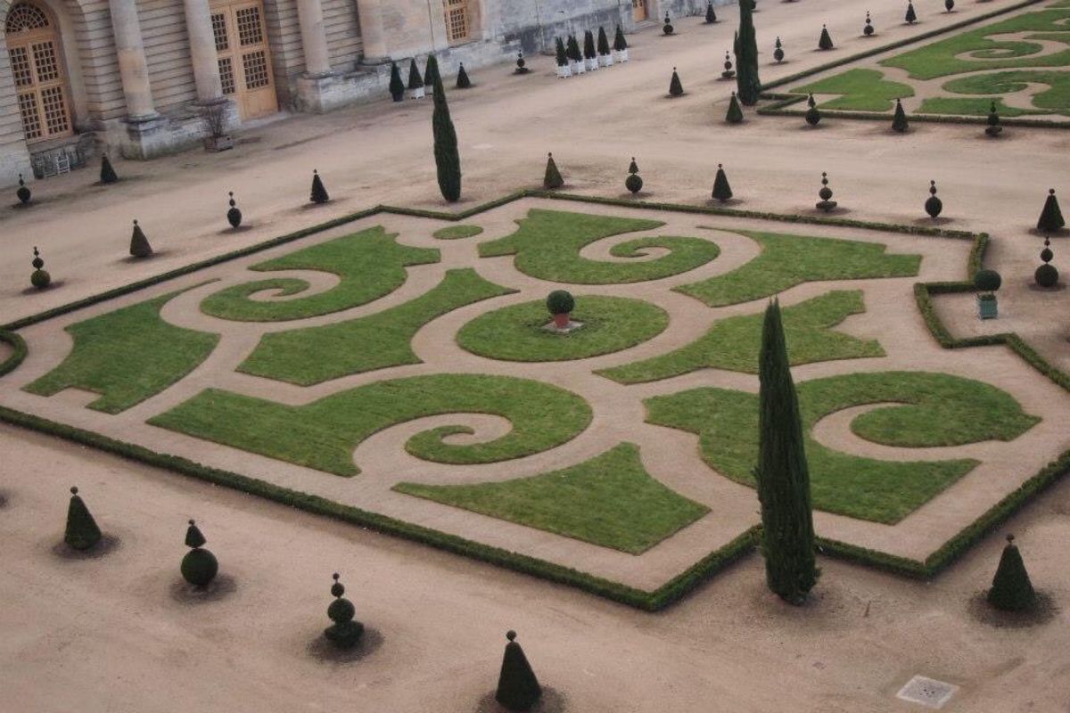 幾何学式庭園！