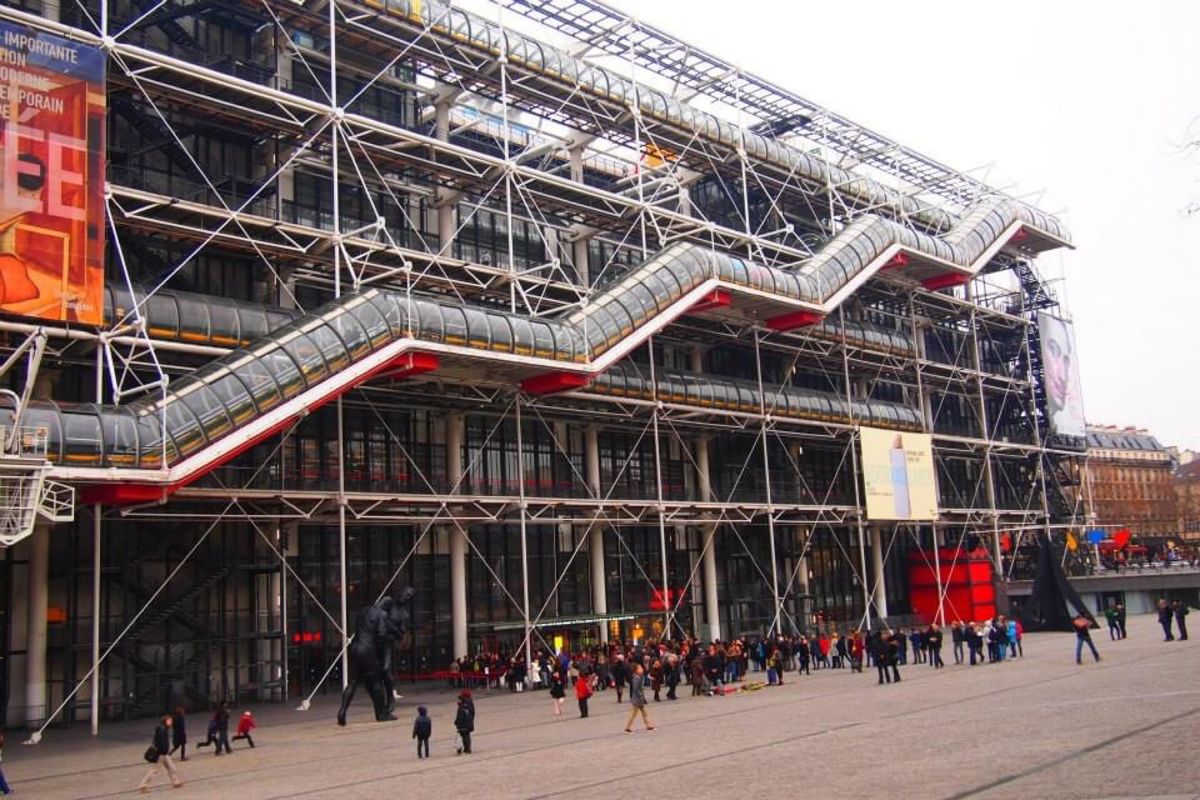 パリの美術館
ルーブルとポンピドゥセンター