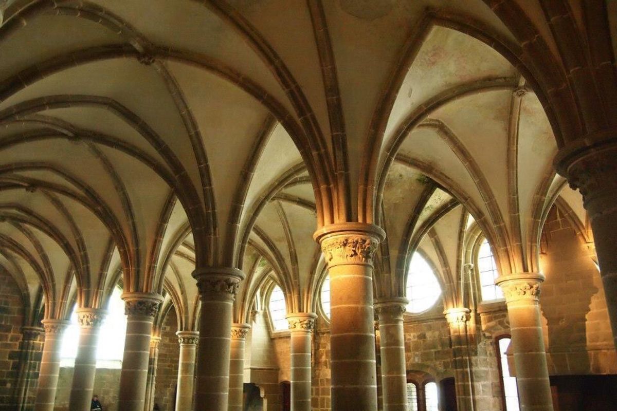 モンサンミッシェル内部