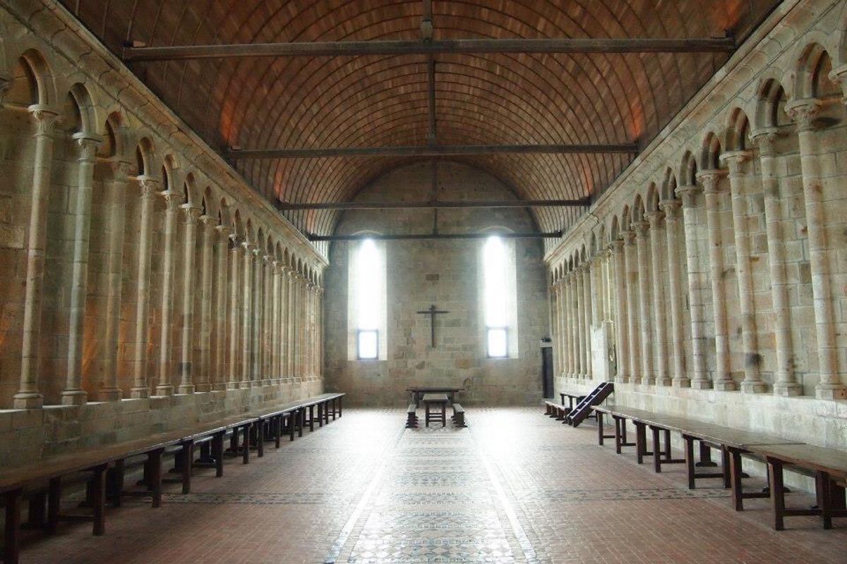 モンサンミッシェル内部