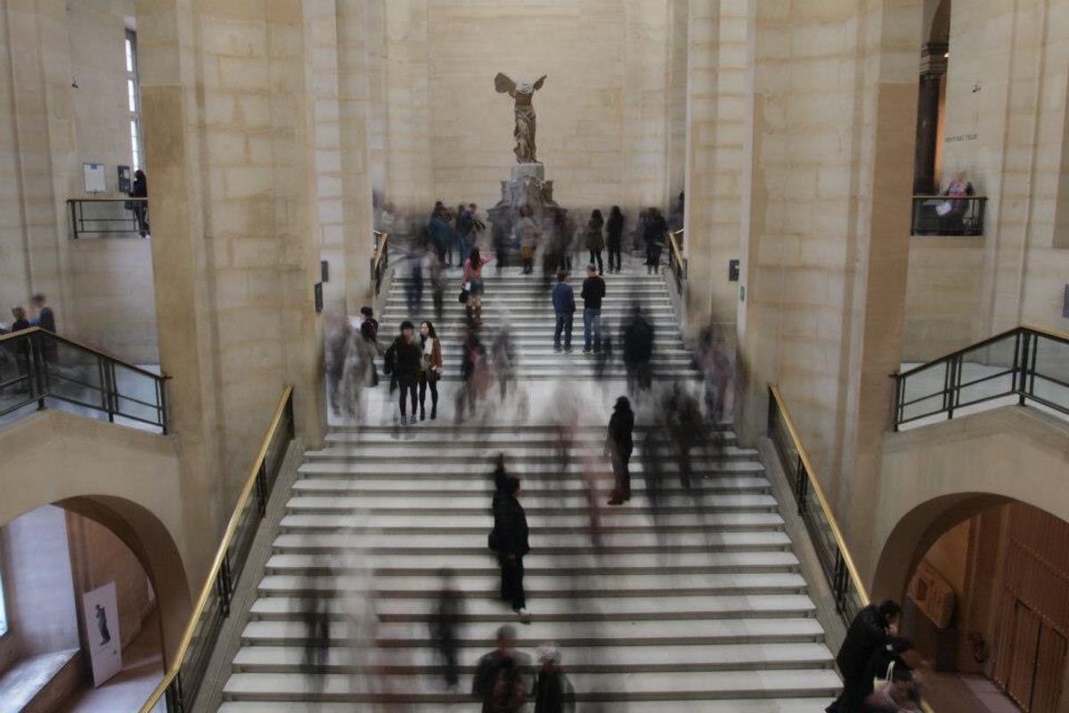 パリの美術館
ルーブルとポンピドゥセンター
