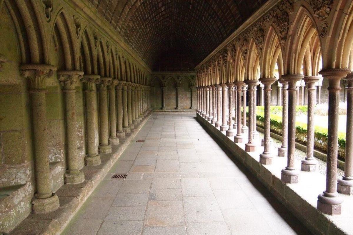 モンサンミッシェル内部