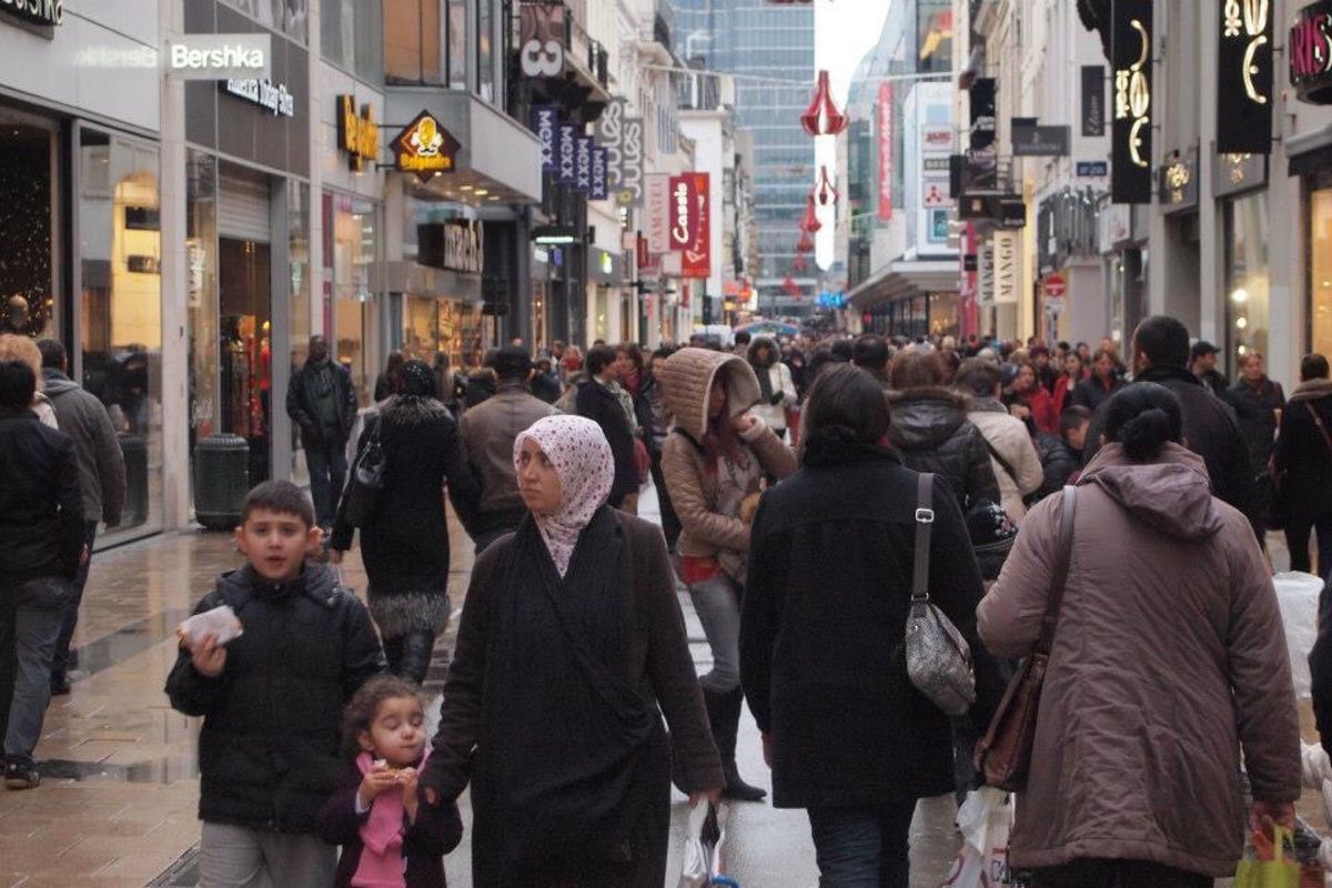 ブリュッセルの中心街！