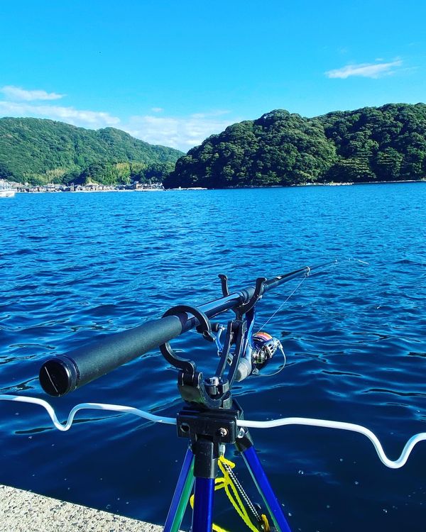 日本・伊根湾「伊根にのんびりイカ釣り」の写真：一晩中シャクリ続けてたので次の日は腕が上...