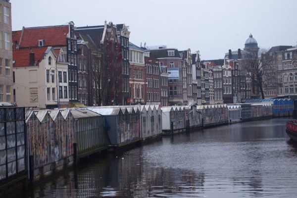 オランダ・Amsterdam「７ヶ月２８ヶ国世界一周（オランダ）」の写真：冬のアムステルダムは天気悪い