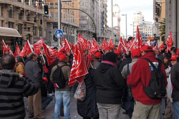 スペイン・Madrid「７ヶ月２８ヶ国世界一周（スペイン）」の写真：ストライキによりバルセロナに行けず
