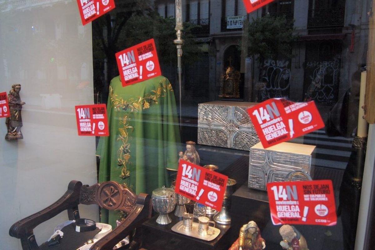 ストライキによりバルセロナに行けず