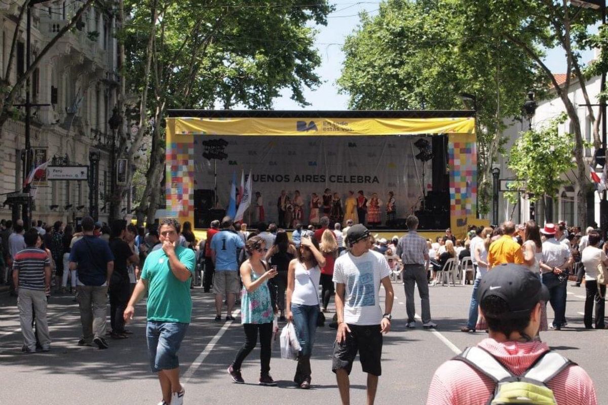 ブエノスアイレスの中心部