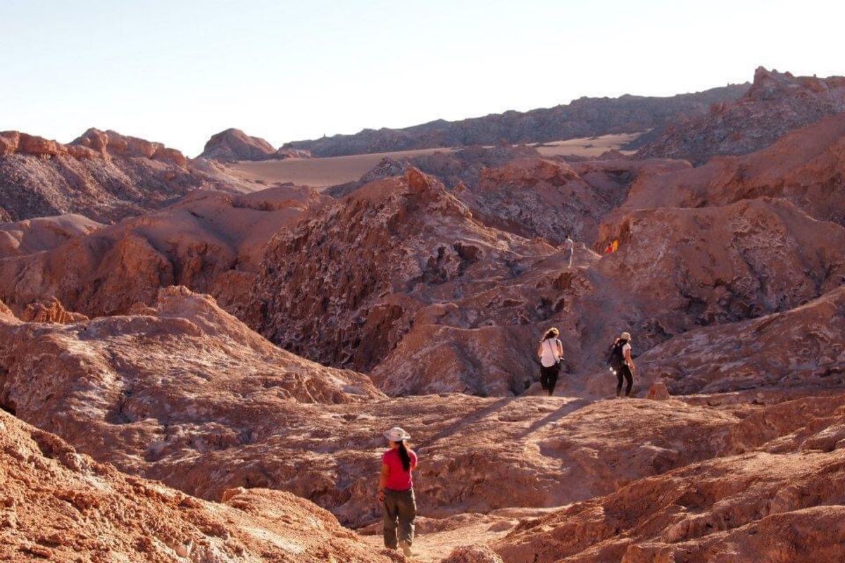 月の谷。
サンペドロデアタカマからツアーで行ける。