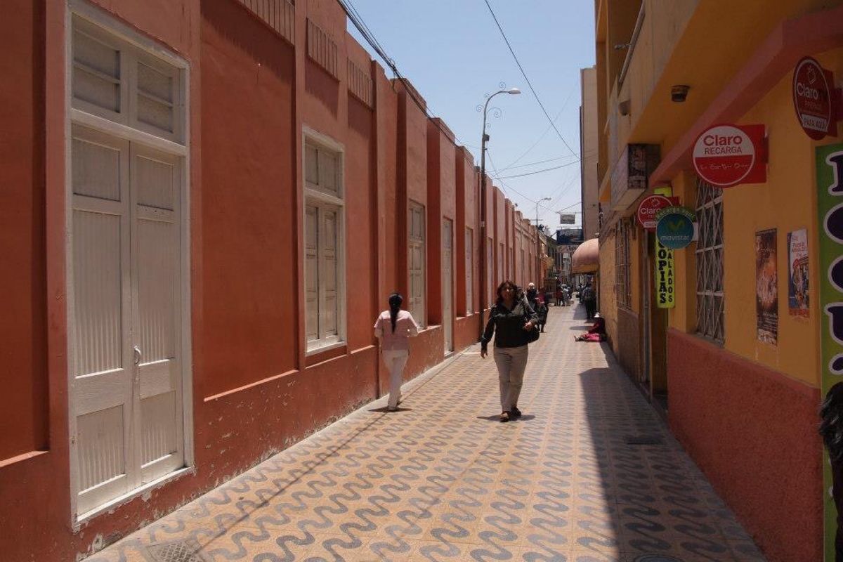 タクナの町の中心