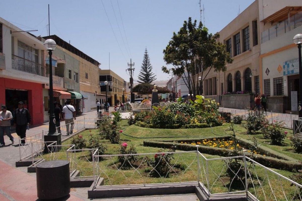 タクナの町の中心