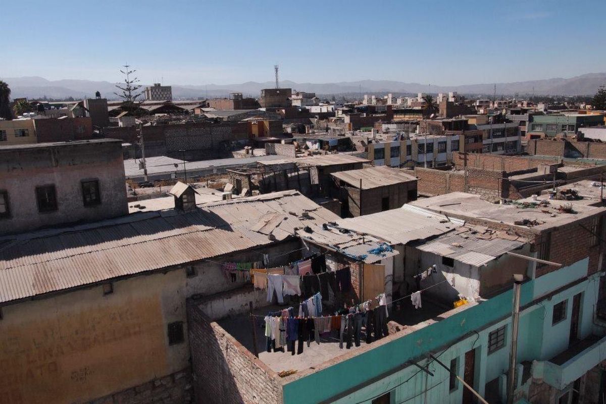 ペルー第二の都市アレキパ。
山がきれい