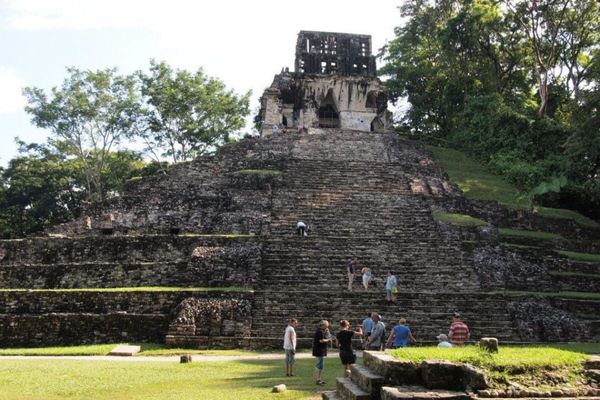 メキシコ・Cancun「７ヶ月２８ヶ国世界一周（メキシコ）」の写真：パレンケ遺跡