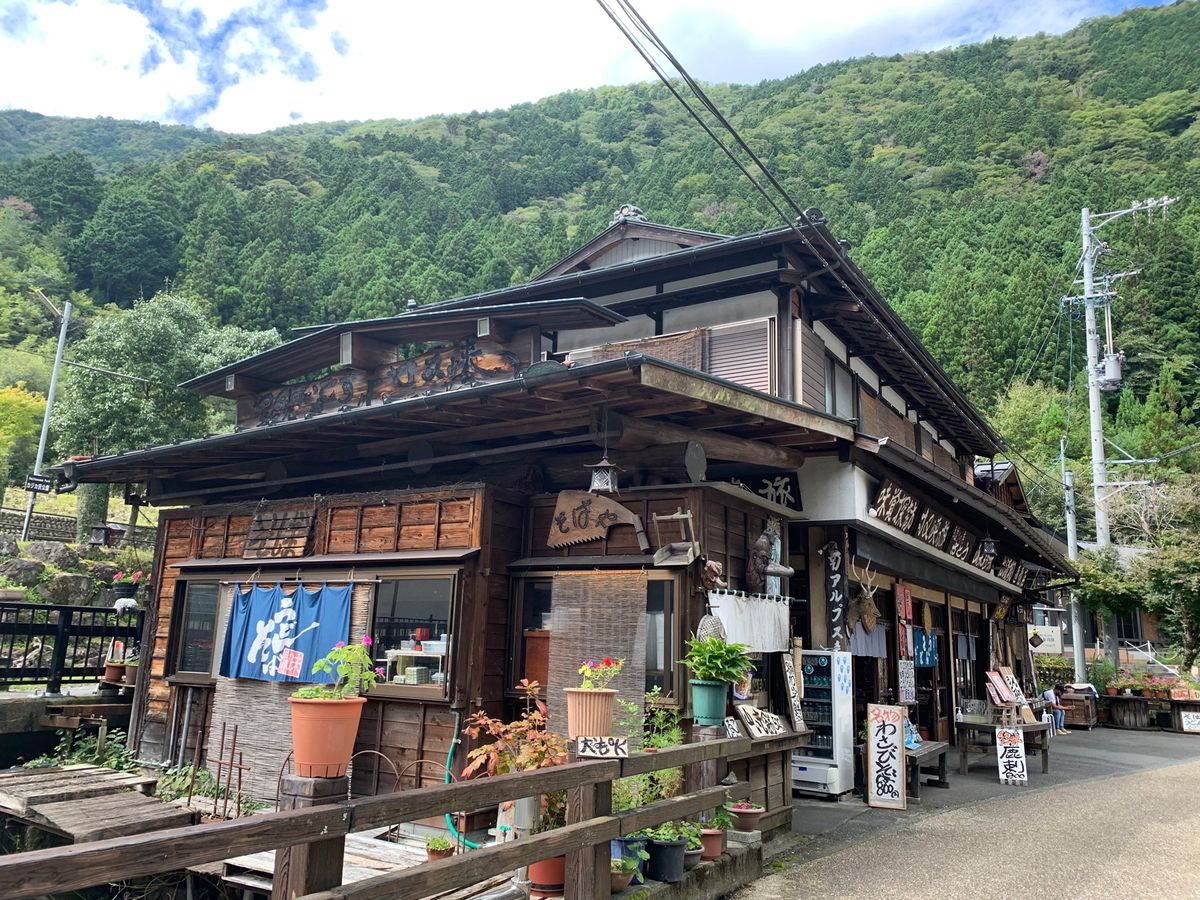 寸又峡、夢の架け橋
駐車場のおばちゃんがとても親切☺️