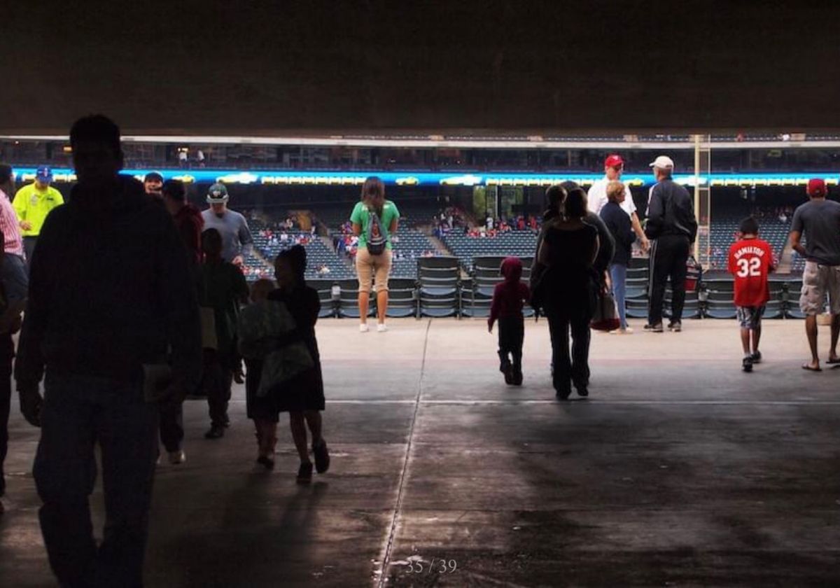 当時のレンジャーズの本拠地