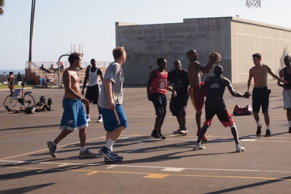 サンタモニカのビーチへ