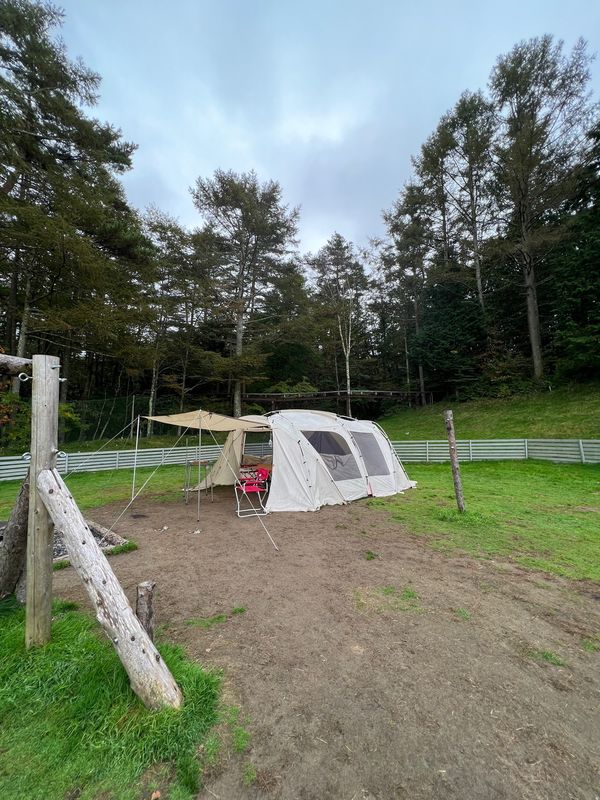 日本・山梨県「キャンプ　マウントフジキャンプリゾート」の写真：マウントフジキャンプリゾート到着！

今...