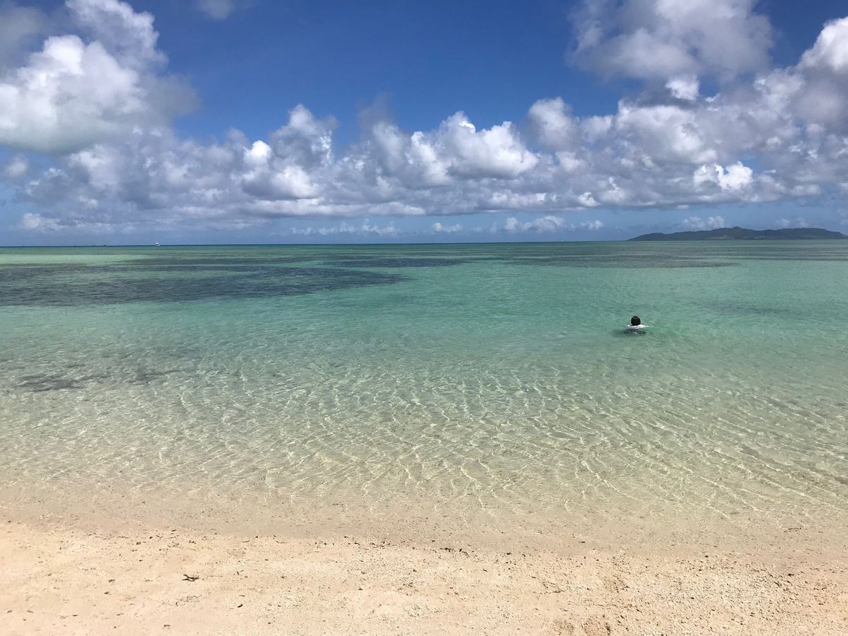 竹富島✨
コンドイビーチ🏝

与論島の「大金久海岸」バリに
透明度の高い天...
