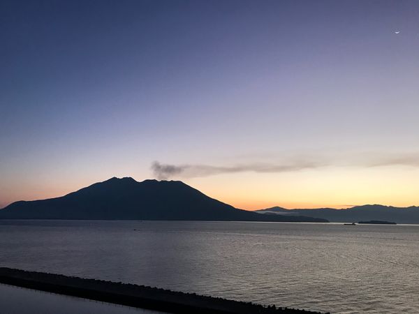日本・鹿児島県鹿児島市「鹿児島」の写真：桜島🗻

個人的に日本で1番好きな山☺️...