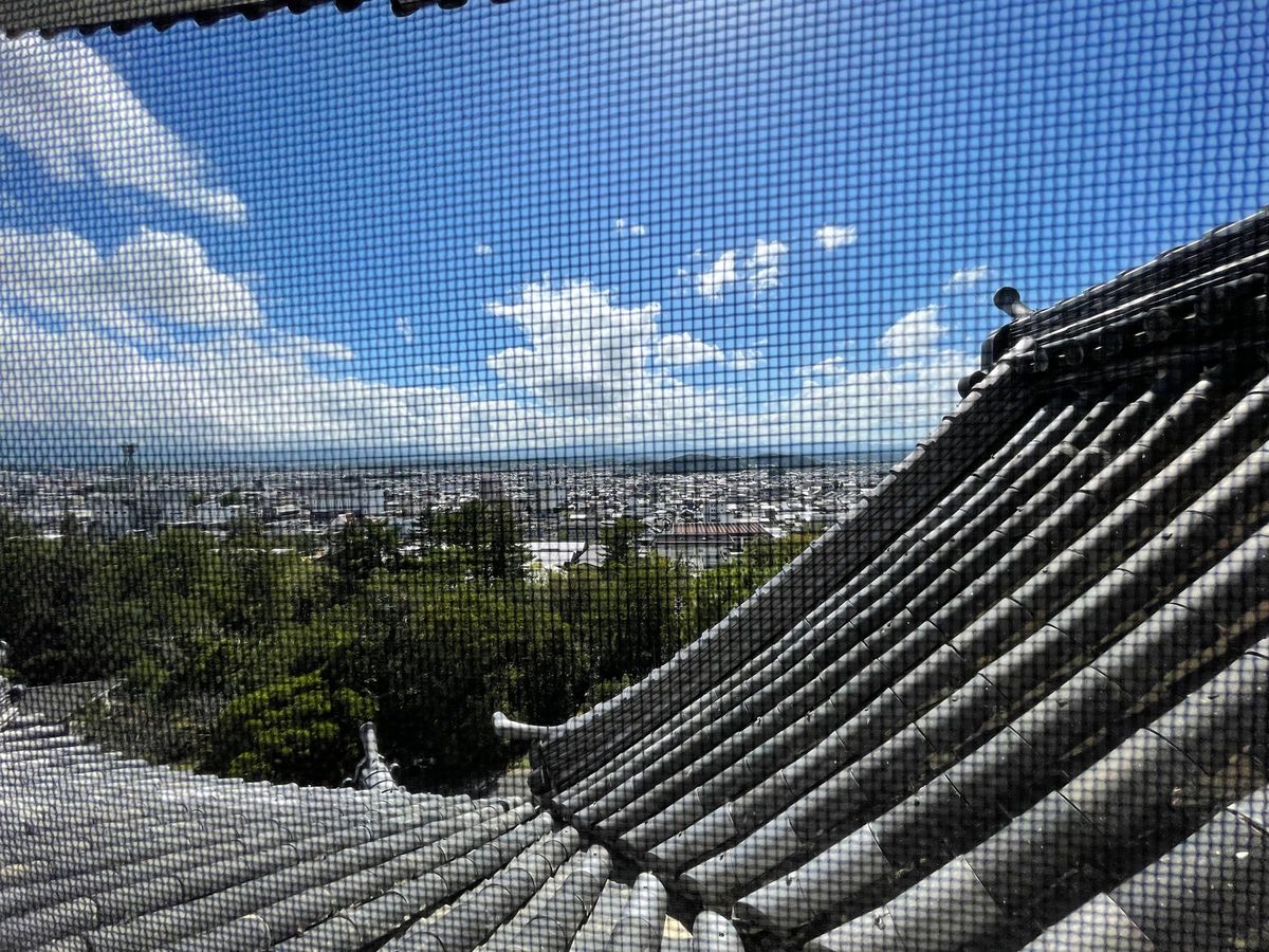 伊賀上野城。天守は昭和10年に再建されたものだそうです。