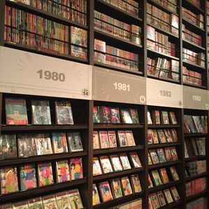 漫画ミュージアム。こちらも昔懐かしい漫画をたくさん読んできました。