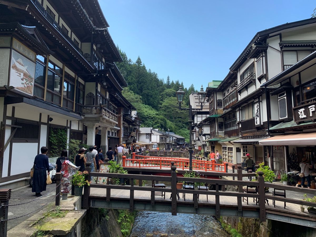 錦山温泉と芋煮会