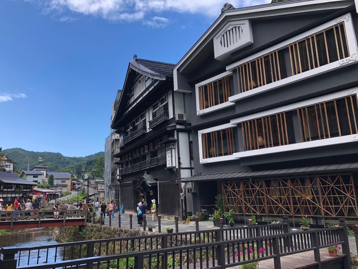 錦山温泉と芋煮会