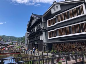 錦山温泉と芋煮会