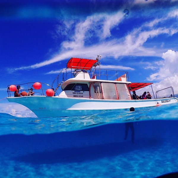 「沖縄県宮古島ダイビング」の写真：サイコーの天気でした