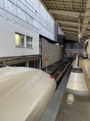 とりめし弁当。とりめしの付け合わせが唐揚げ。
東京駅の端っこ。
新橋駅前。