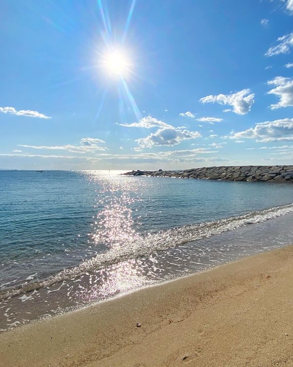 日本・兵庫県「恒例のサップ！！」の写真：良い天気〜🏄‍♀️
今年の海は最後かなー...