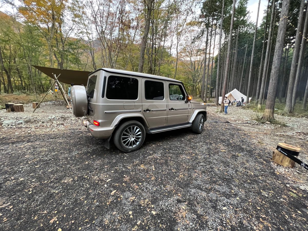 今回試乗したのが「メルセデスベンツGクラス400D」

東京からふもとっぱ...